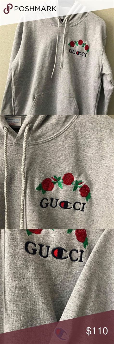 gucci black.hoodie|Gucci champion hoodie cheap.